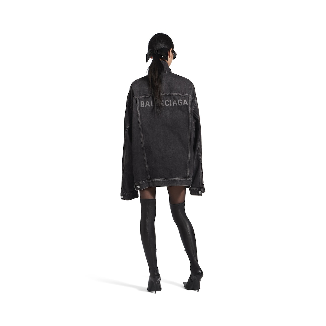 Balenciaga Chaqueta Oversized En Negro