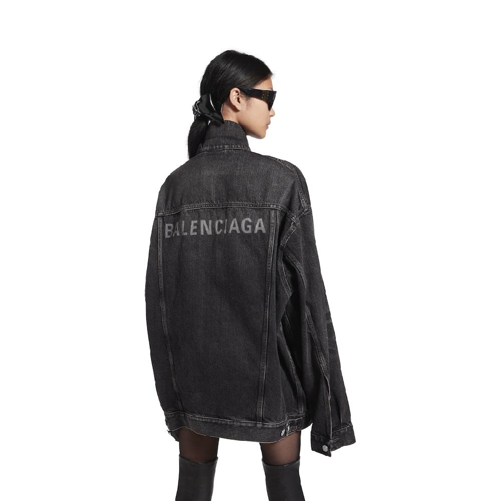 Balenciaga Chaqueta Oversized En Negro