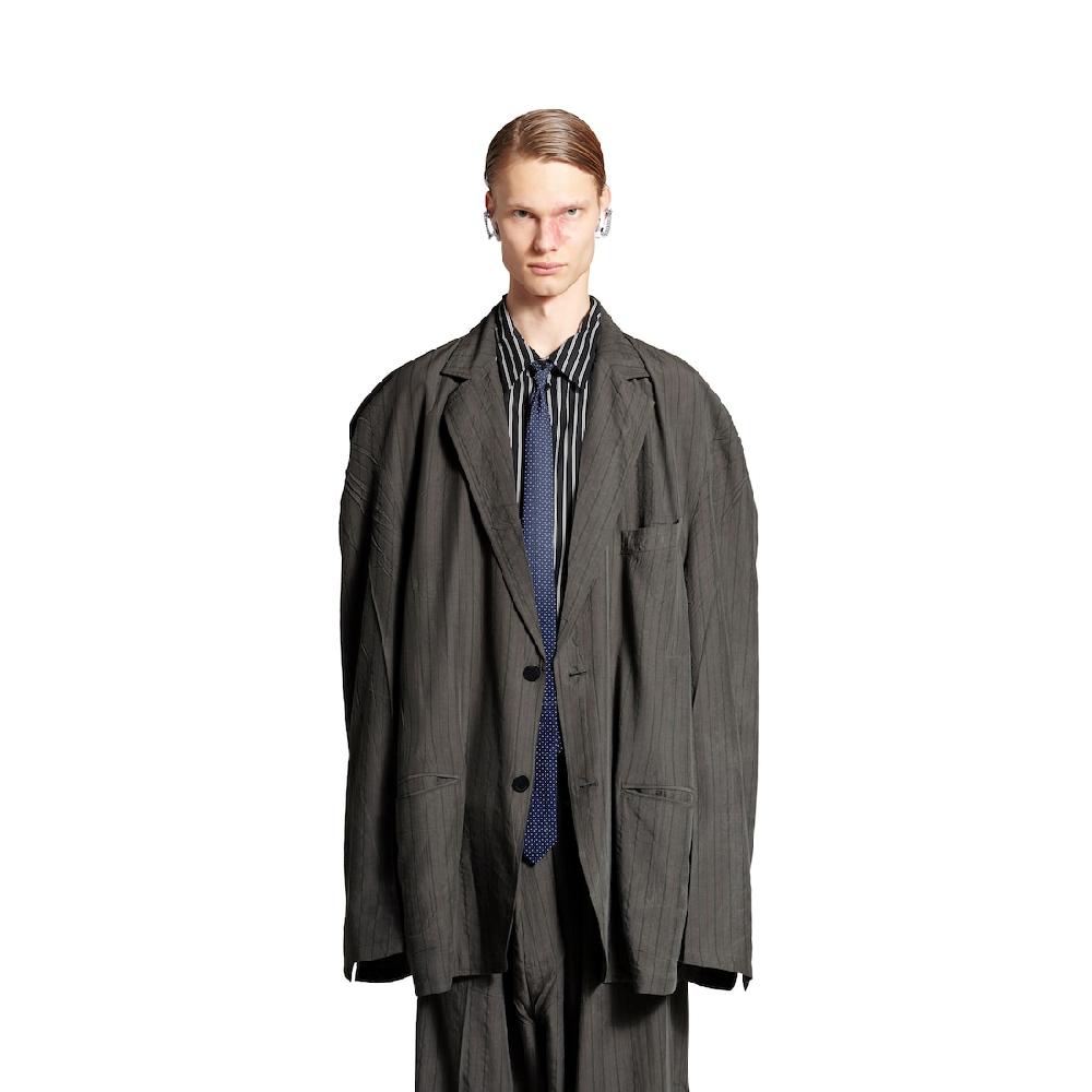 Balenciaga Chaqueta Sastre Para Hombre En Gris
