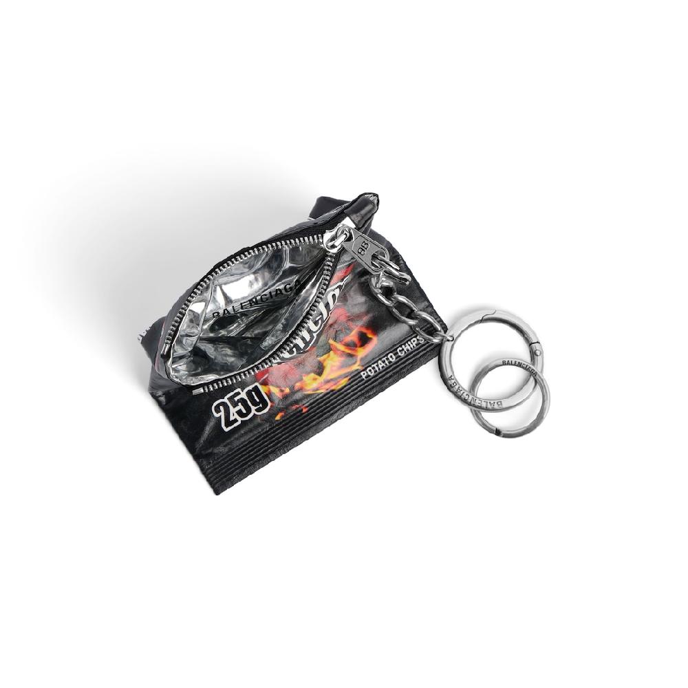 Balenciaga Charm/llavero Chips En Negro