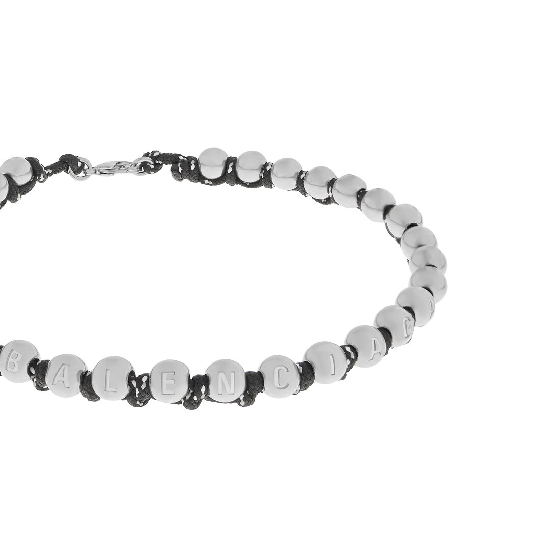 Balenciaga Choker Malibu Ball En Plateado