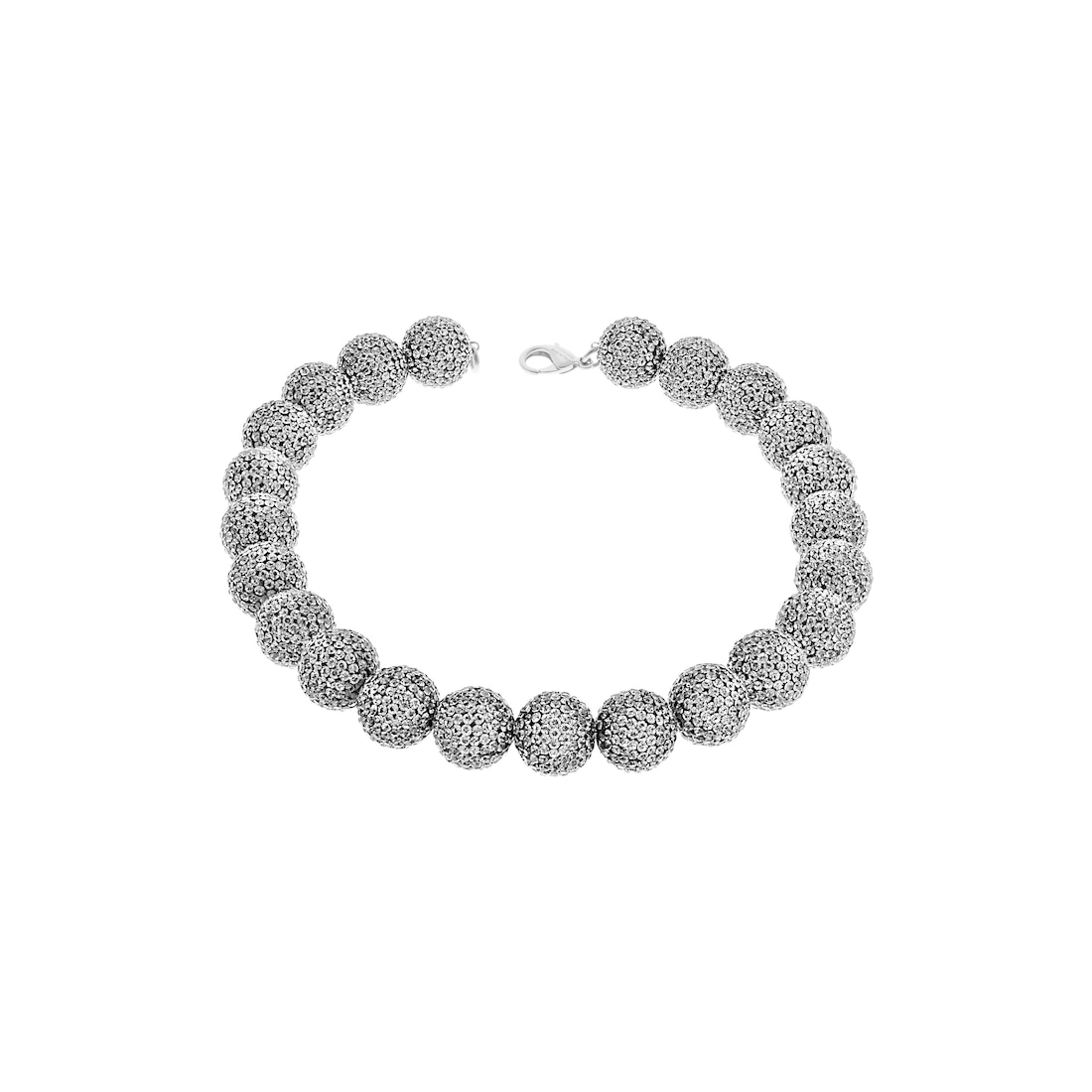 Balenciaga Choker Quantum Para Mujer En Plateado