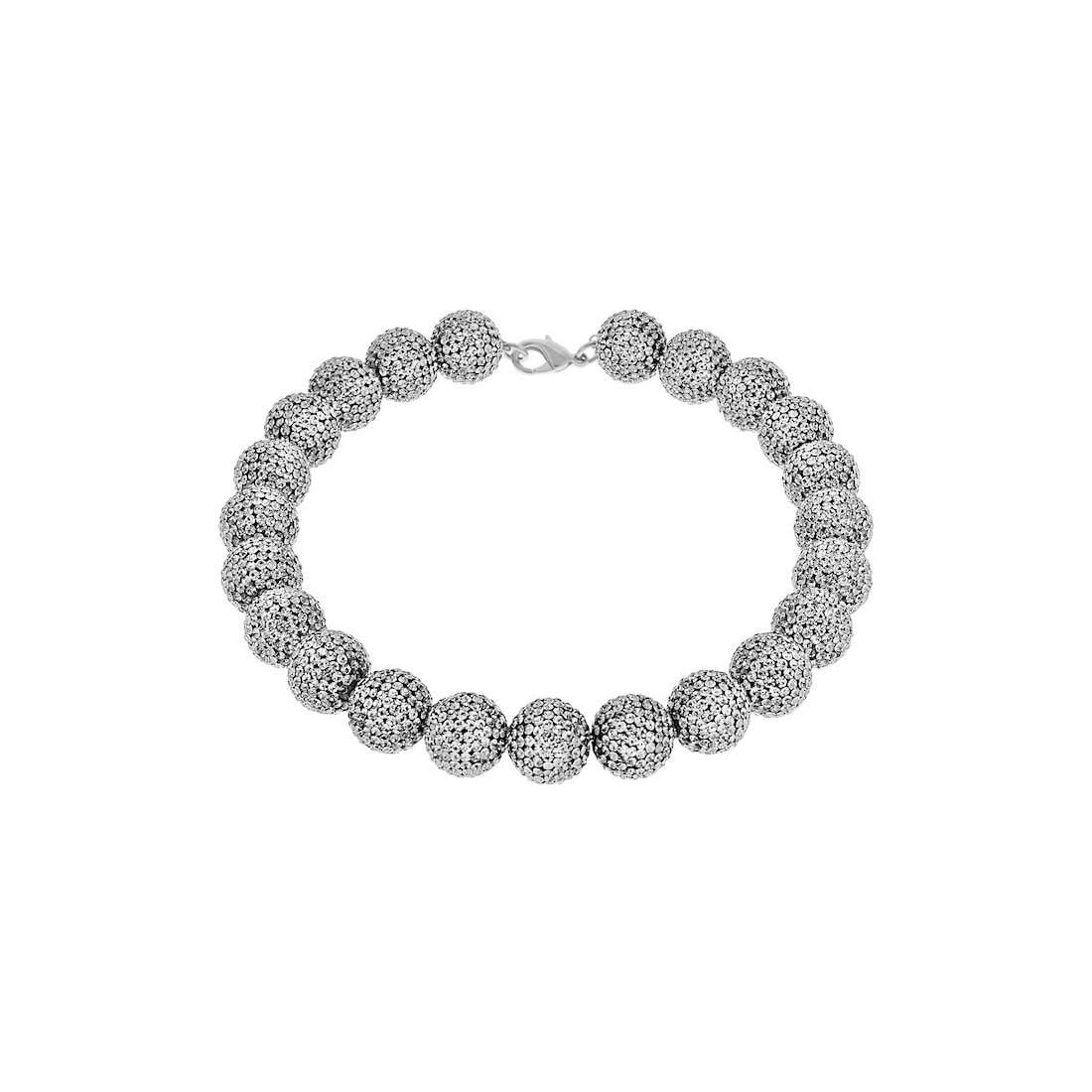 Balenciaga Choker Quantum Para Mujer En Plateado