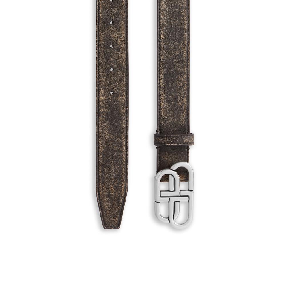 Balenciaga Cinturón Ancho Bb para Hombre en Marrón