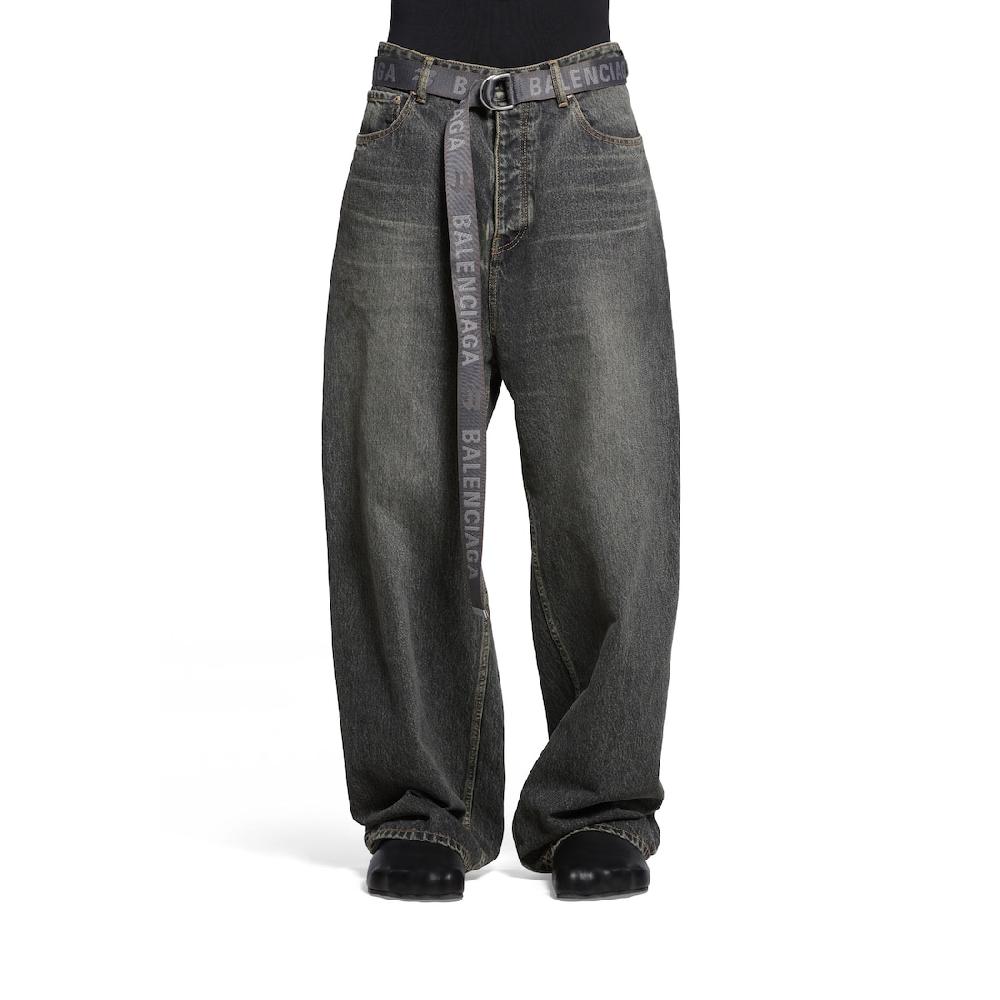 Balenciaga Cinturón D Ring Para Hombre En Azul