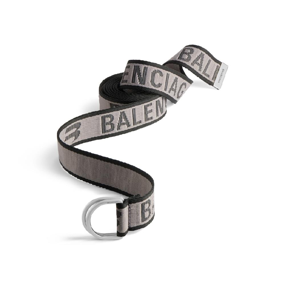 Balenciaga Cinturón D Ring Para Hombre En Gris