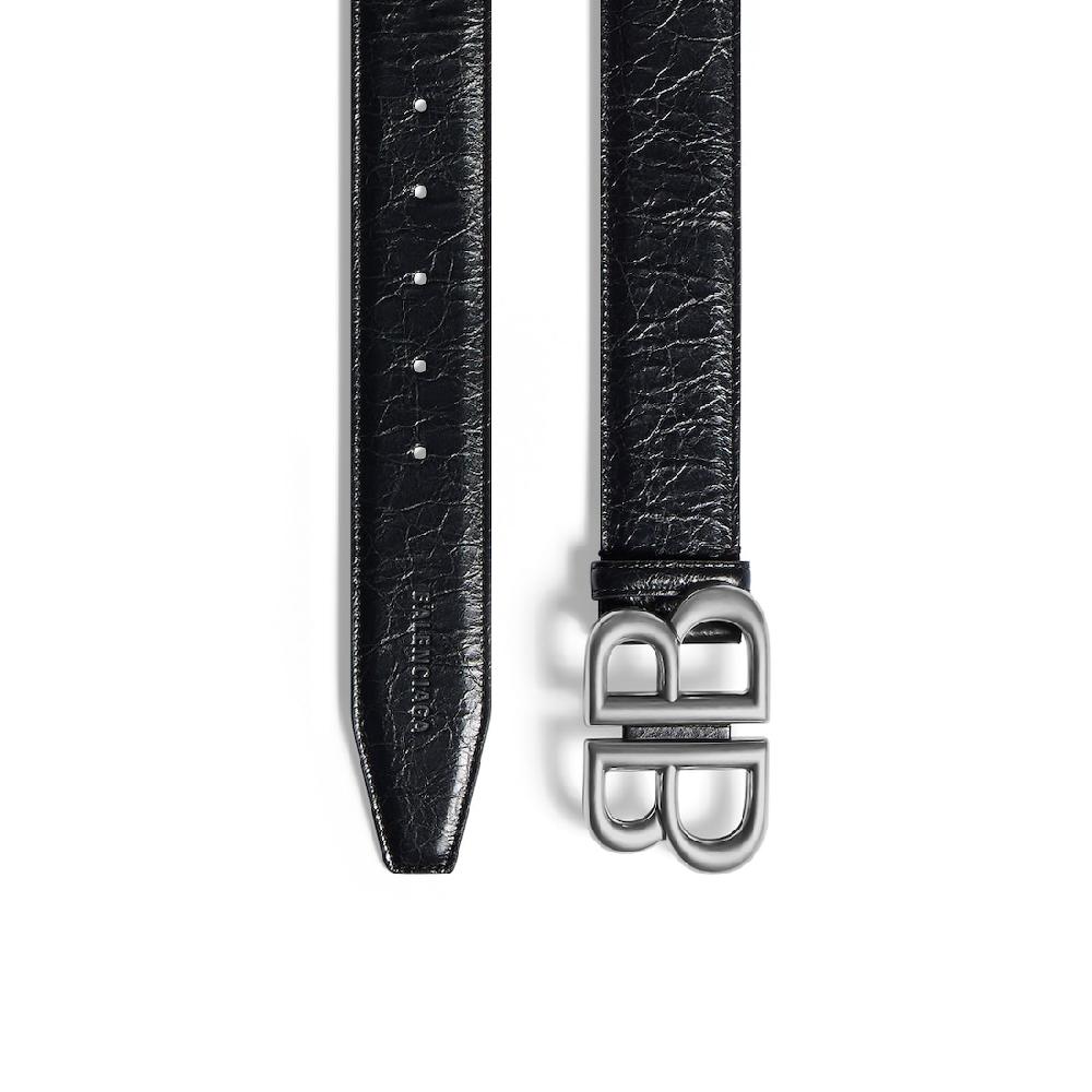 Balenciaga Cinturón Monaco Para Hombre En Negro