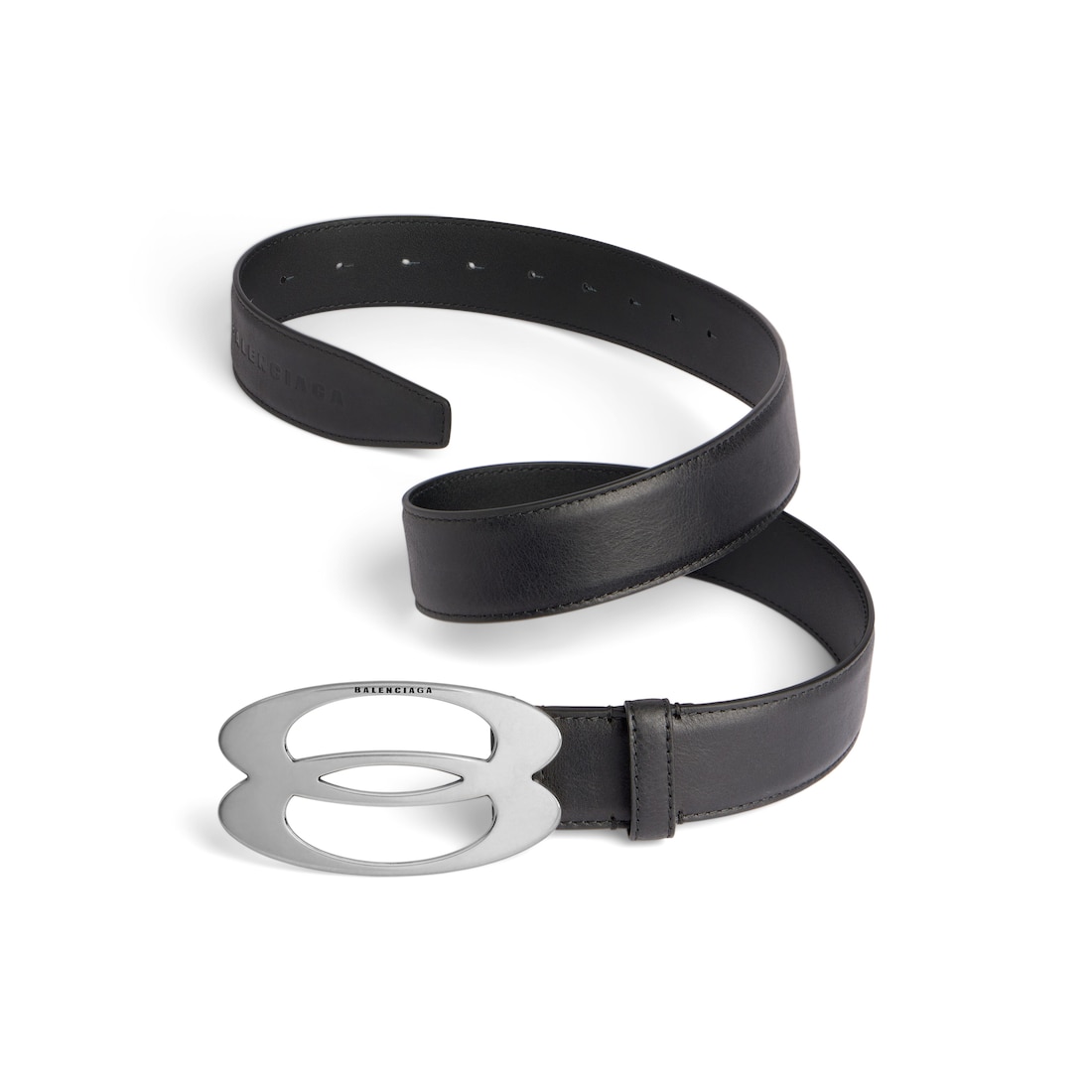 Balenciaga Cinturón Unity Para Hombre En Negro