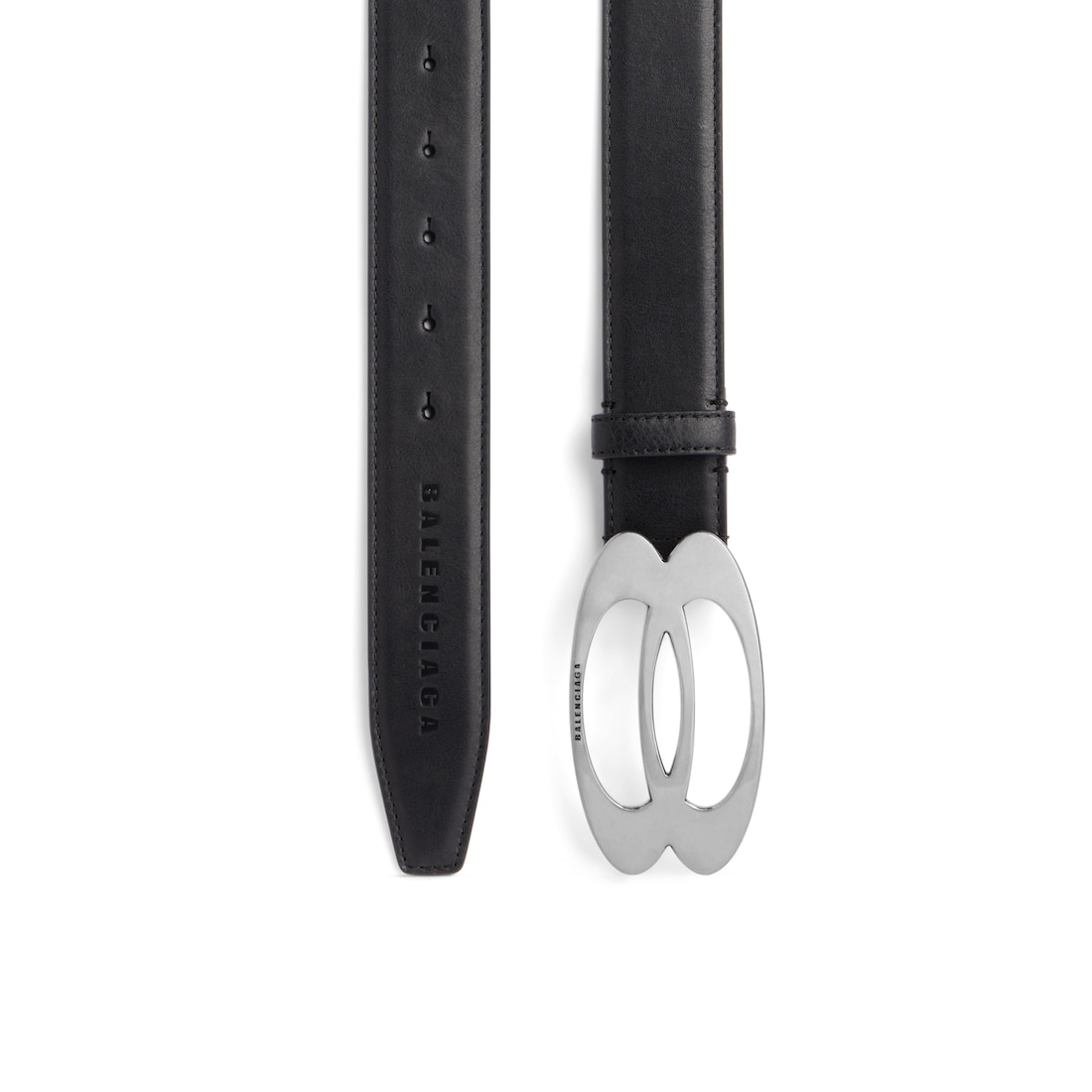 Balenciaga Cinturón Unity Para Hombre En Negro