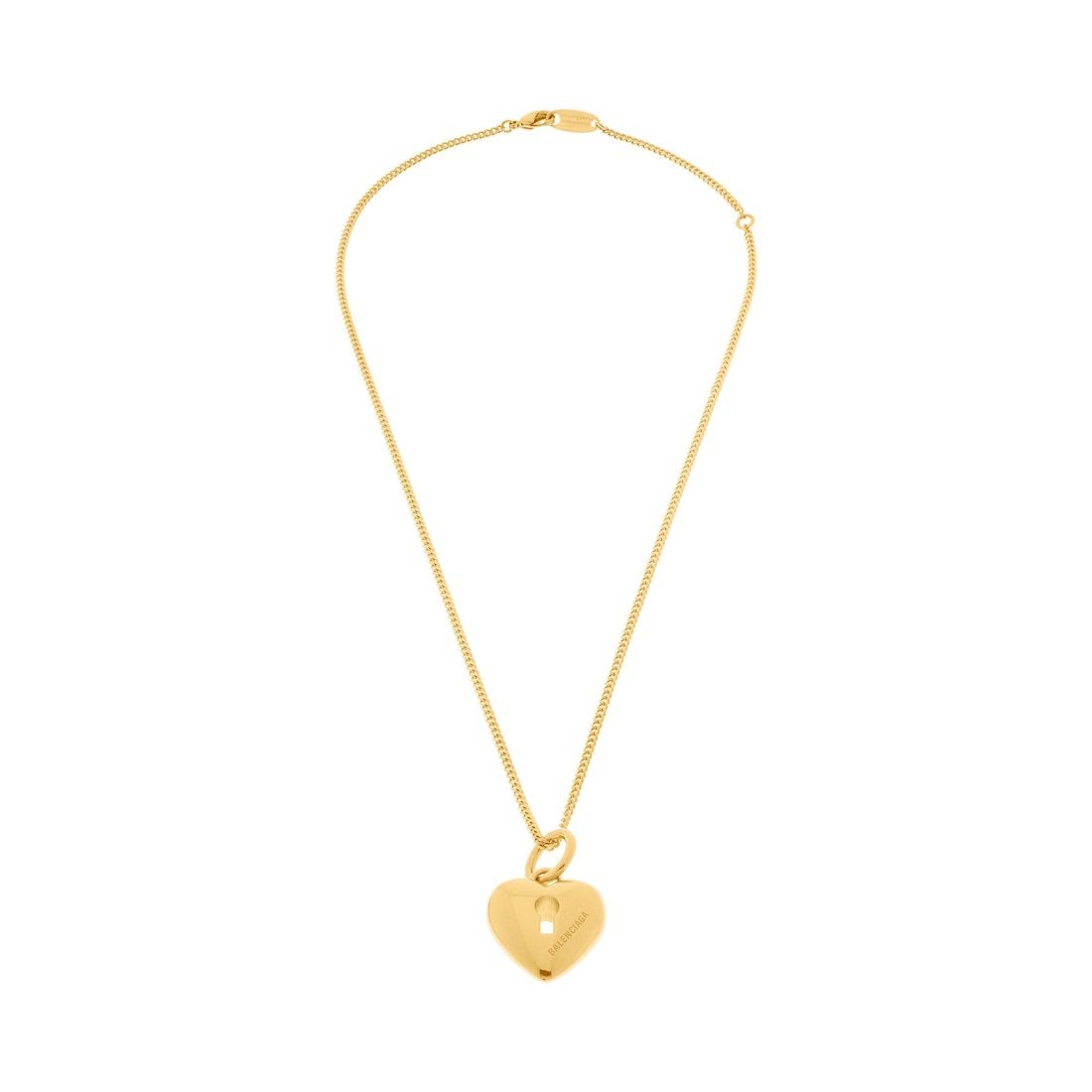 Balenciaga Collar Amour Heart para Mujer en Dorado