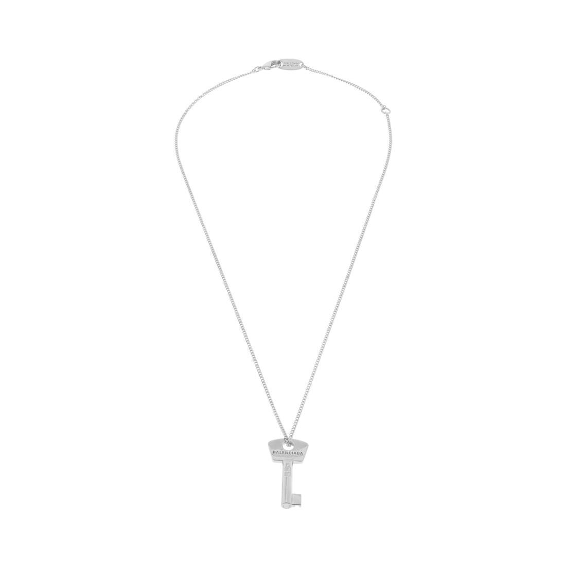 Balenciaga Collar Amour Key en Plateado