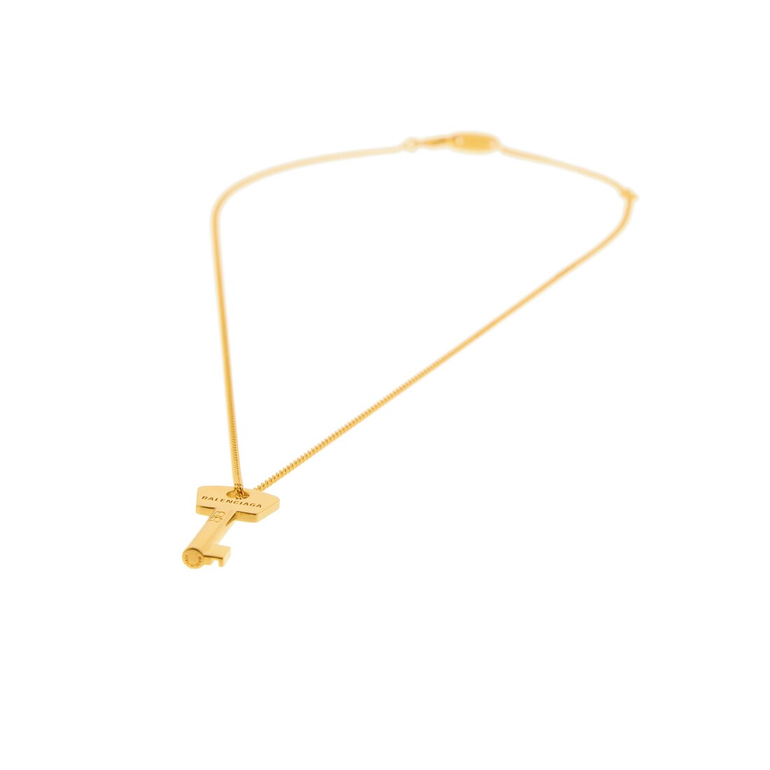 Balenciaga Collar Amour Key Para Mujer En Dorado
