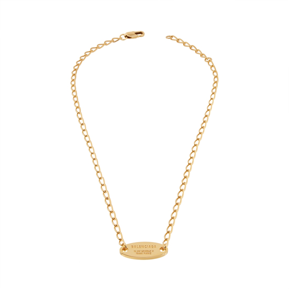 Balenciaga Collar Everyday En Dorado