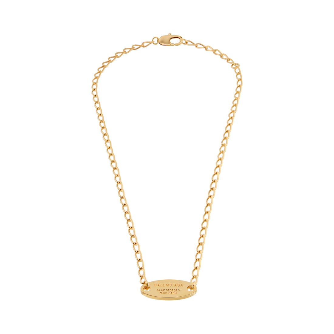 Balenciaga Collar Everyday En Dorado