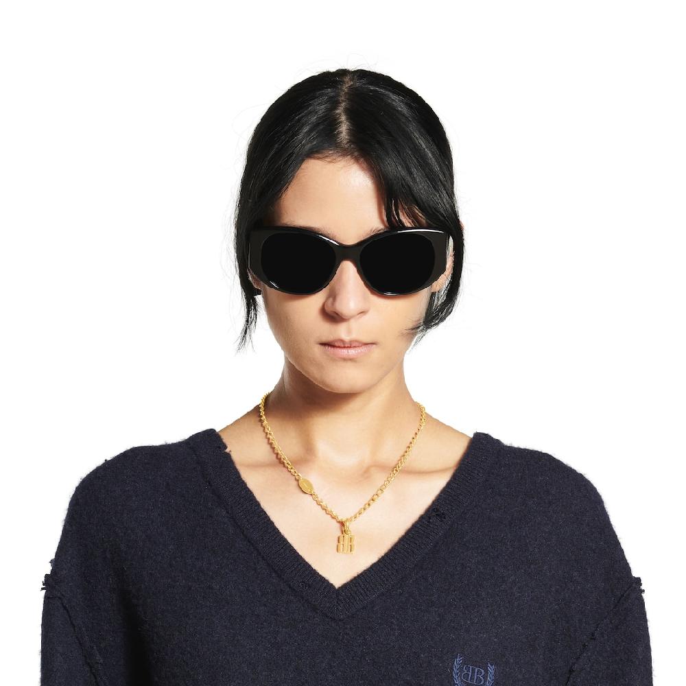 Balenciaga Collar Fino Nano En Dorado