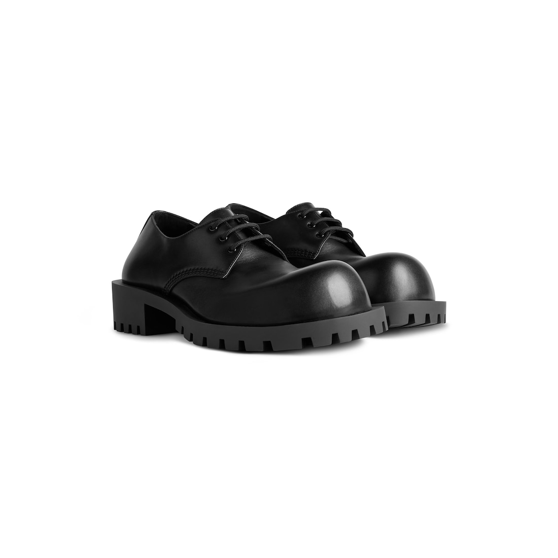 Balenciaga Derbie Hummer Para Hombre En Negro