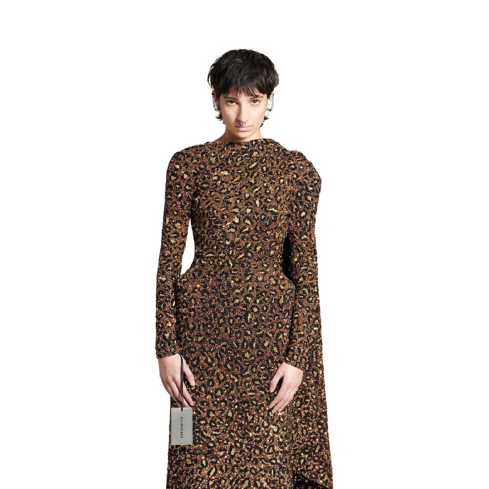 Balenciaga Etiqueta Balenciaga En Gris/negro