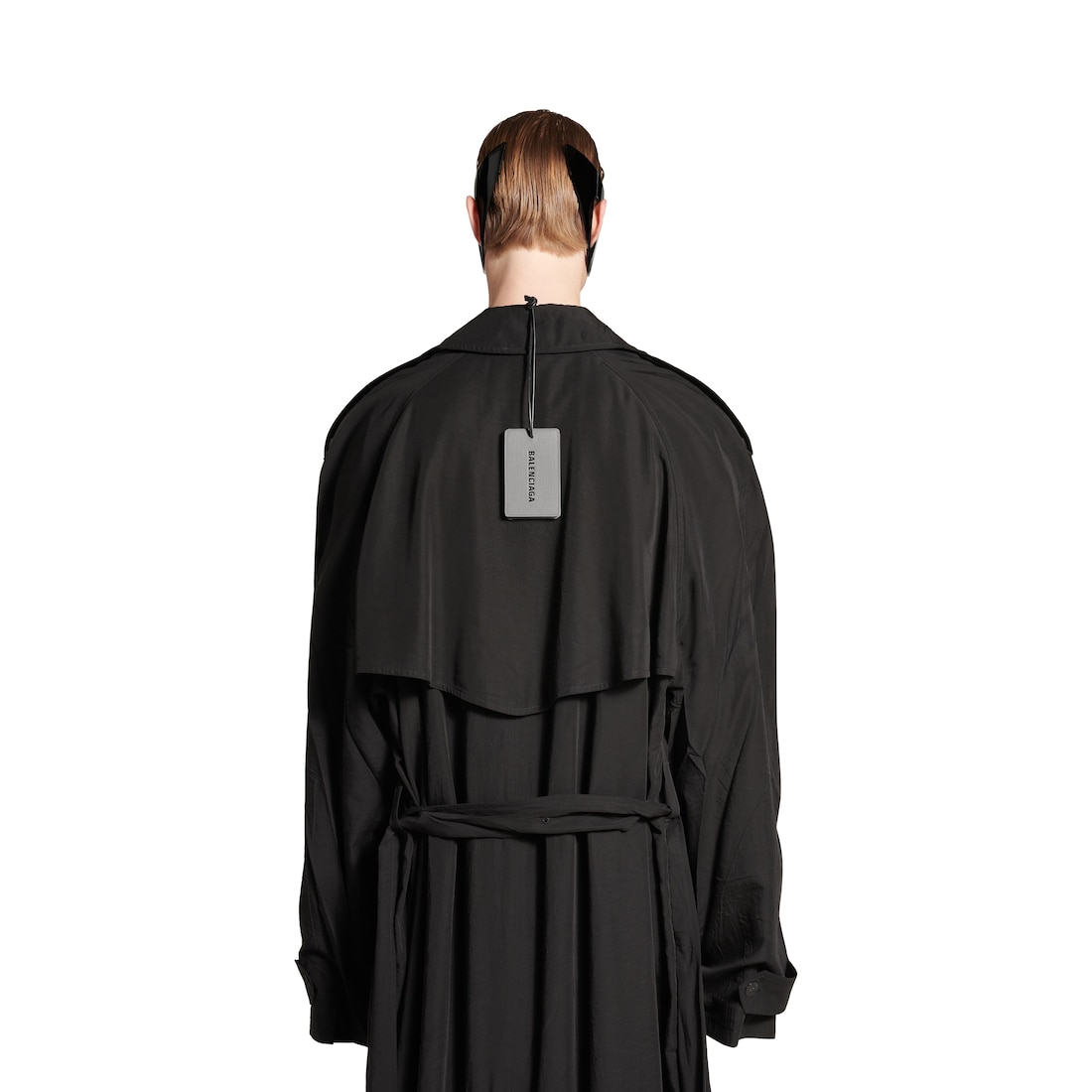 Balenciaga Etiqueta Balenciaga En Gris/negro