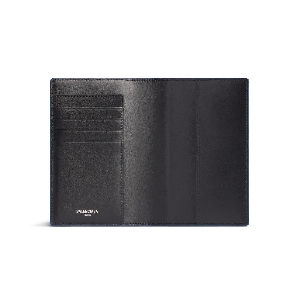 Balenciaga Funda Passport Para Hombre En Azul
