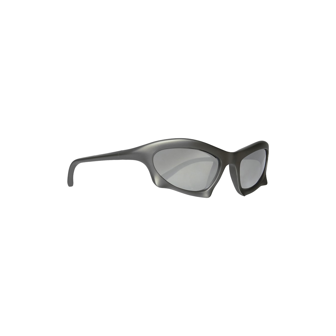Balenciaga Gafas De Sol Bat Rectangle En Plata