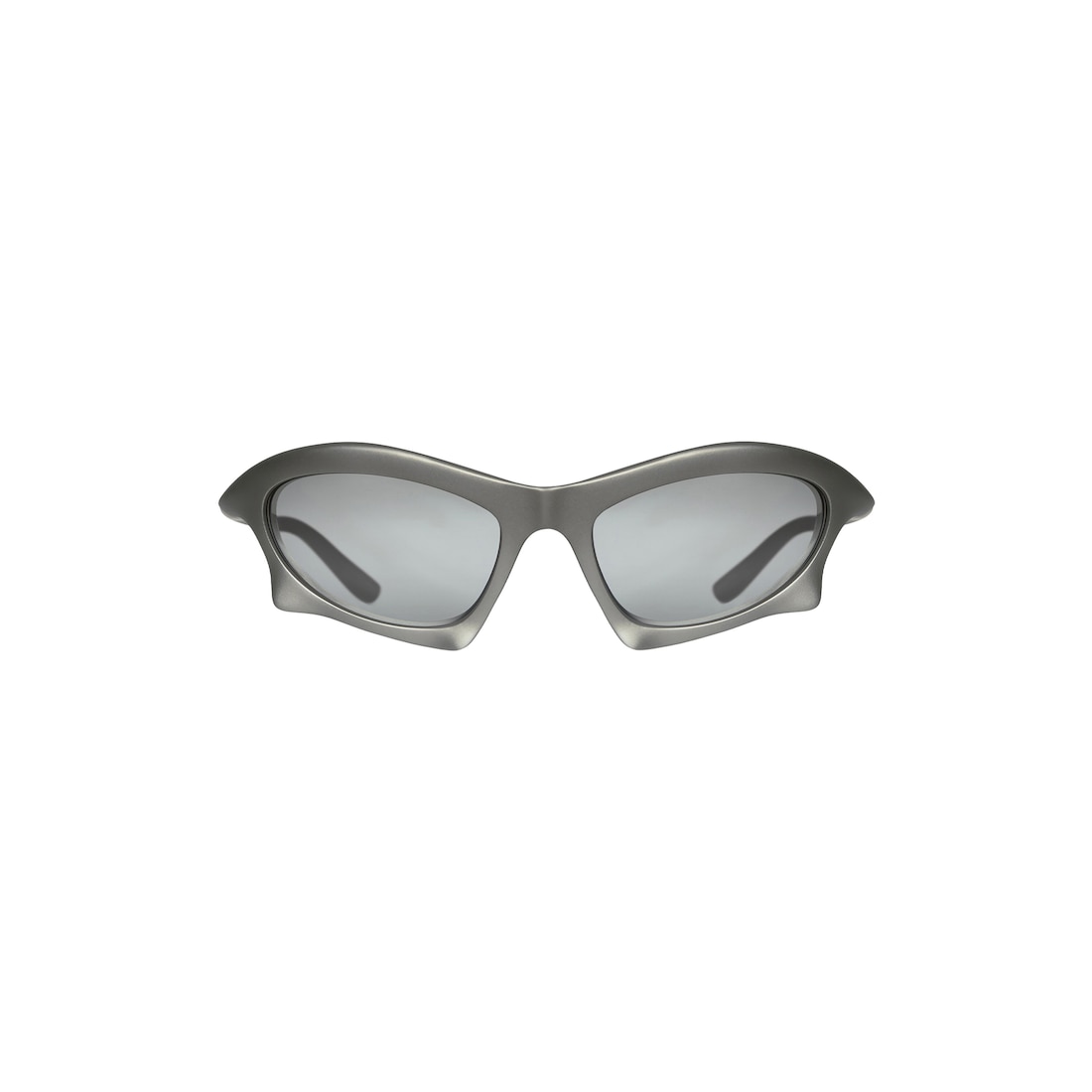 Balenciaga Gafas De Sol Bat Rectangle En Plata