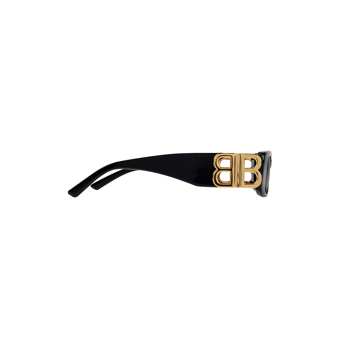 Balenciaga Gafas De Sol Dynasty Rectangle En Negro
