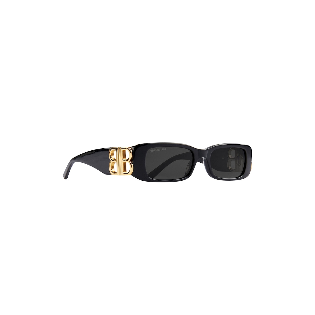 Balenciaga Gafas De Sol Dynasty Rectangle En Negro