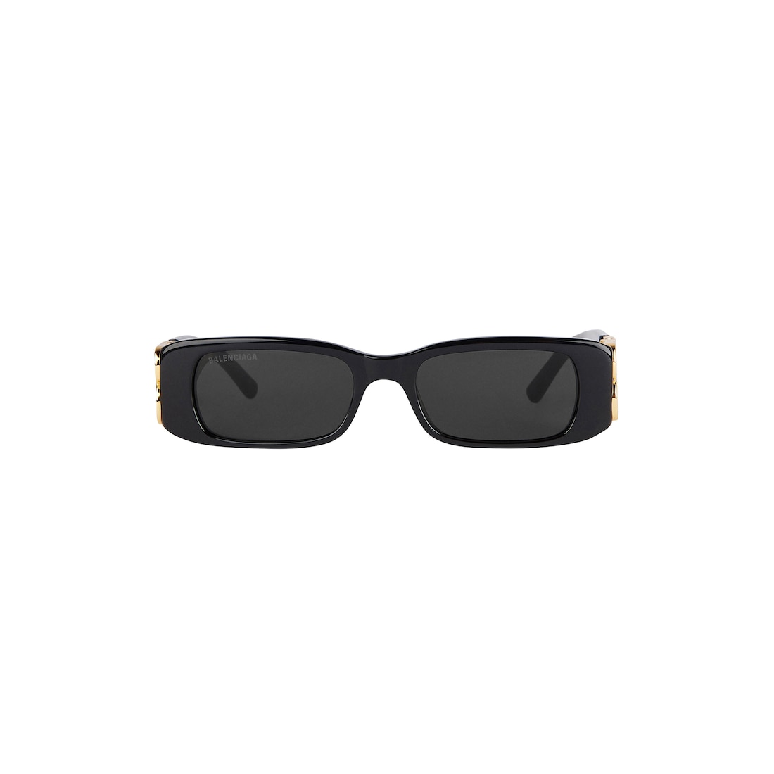 Balenciaga Gafas De Sol Dynasty Rectangle en Negro