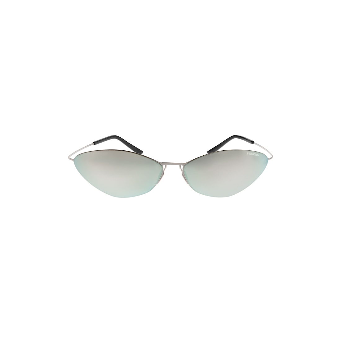 Balenciaga Gafas De Sol Malibu Round En Plateado