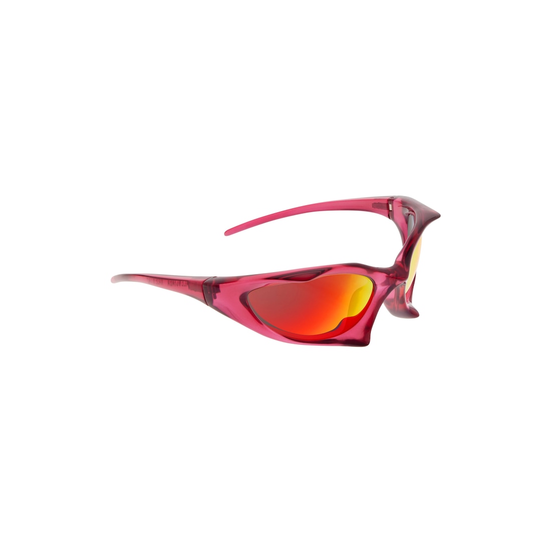 Balenciaga Gafas De Sol Runner Cat En Rosa Oscuro