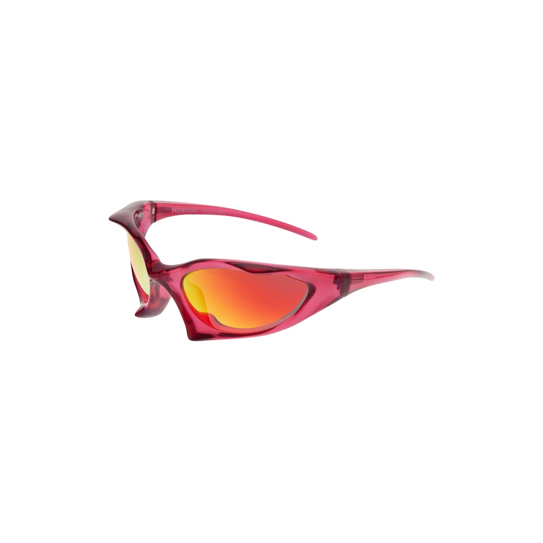 Balenciaga Gafas De Sol Runner Cat En Rosa Oscuro