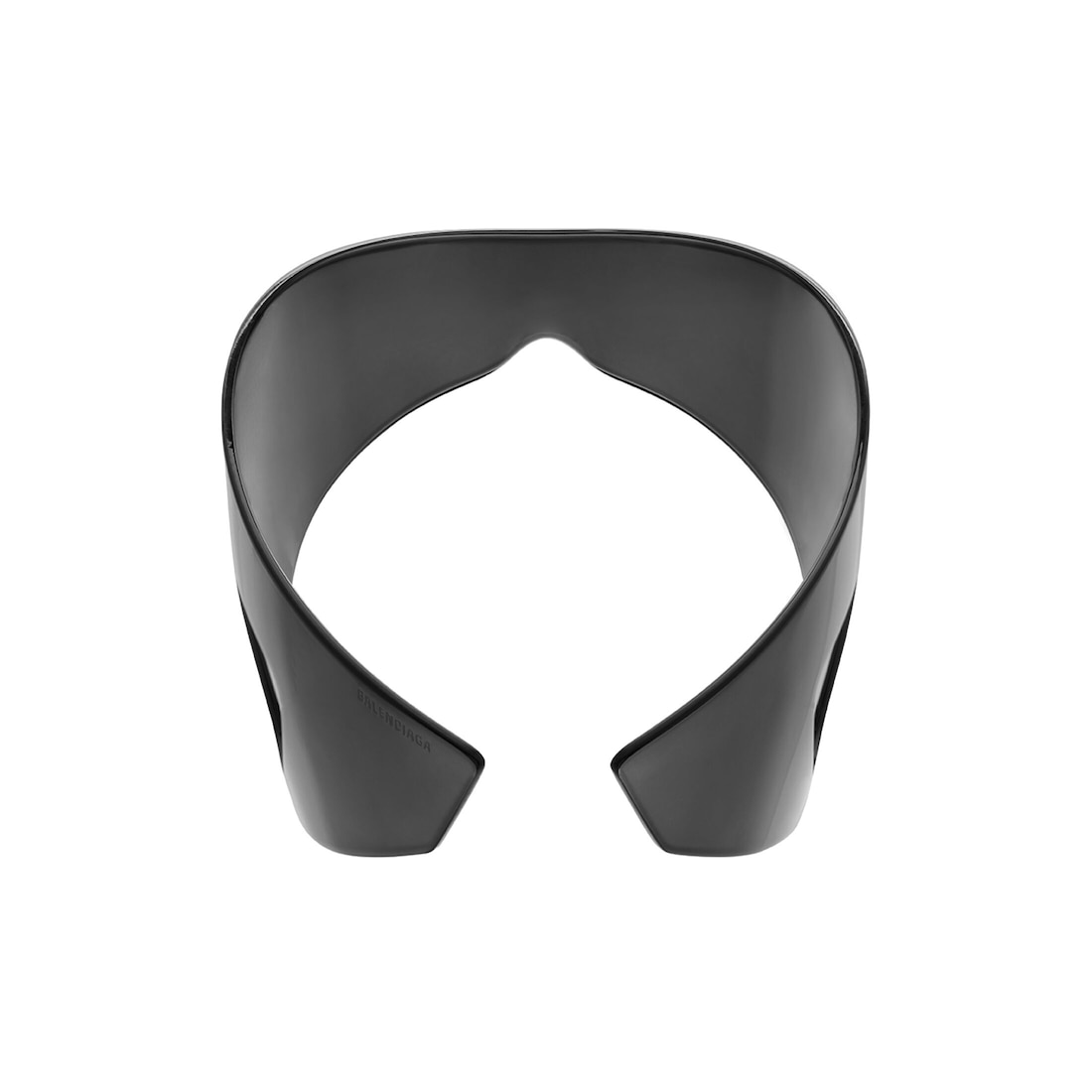 Balenciaga Gafas De Sol Tipo Máscara 24/7 En Negro