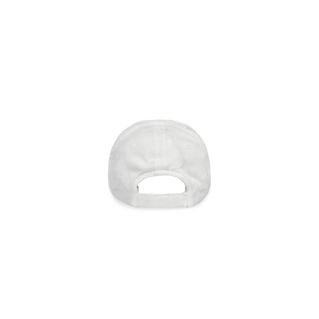 Balenciaga Gorra Double Logo En Blanco