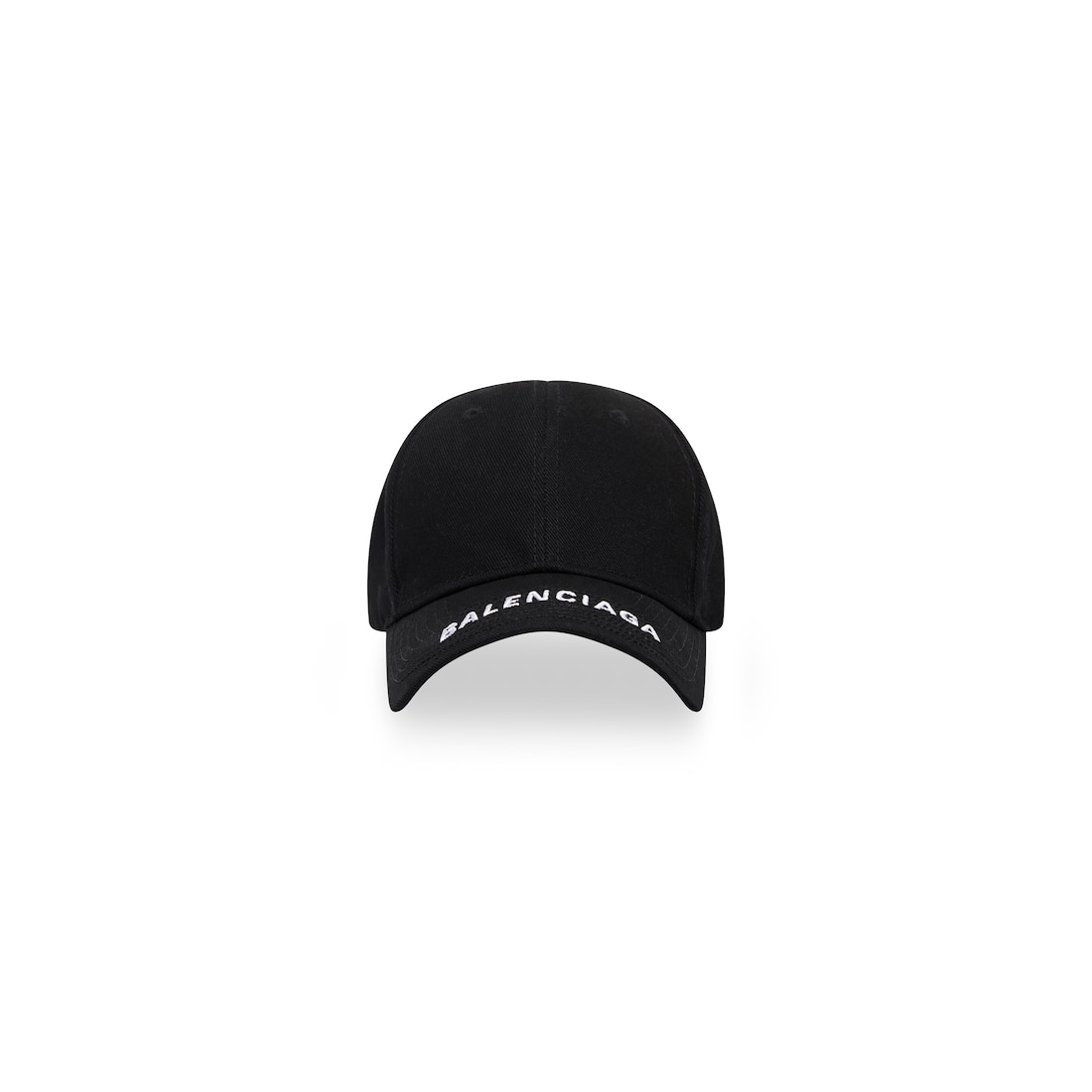 Balenciaga Gorra Logo Visor en Negro