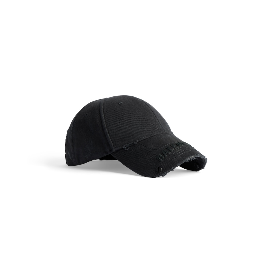 Balenciaga Gorra Tachonada Para Mujer En Negro
