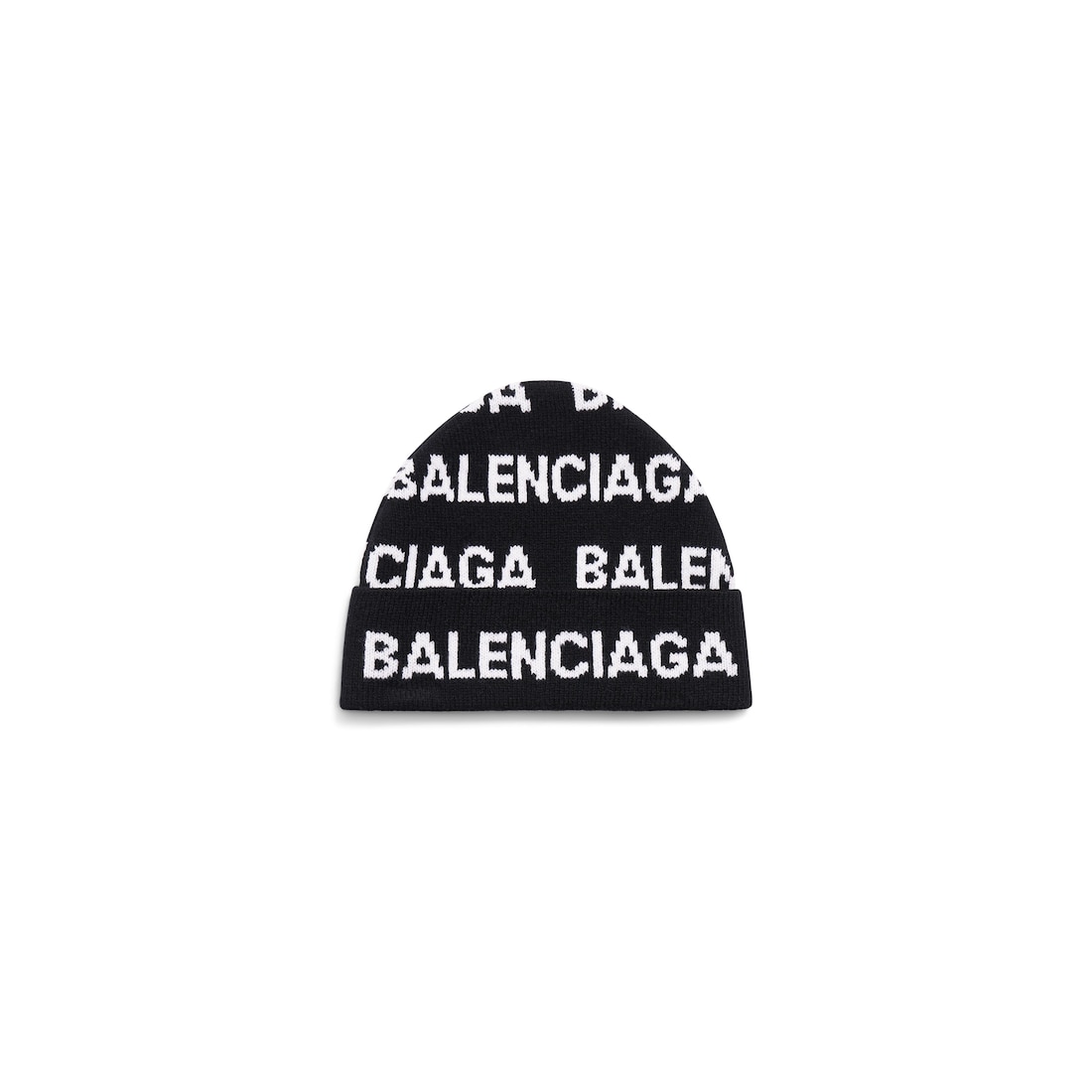 Balenciaga Gorro Bal Horizontal Allover En Negro