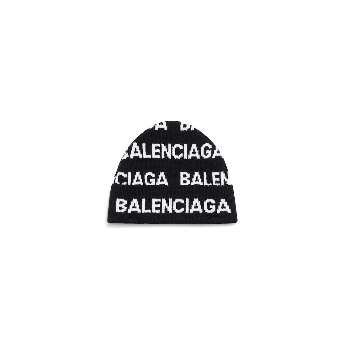 Balenciaga Gorro Bal Horizontal Allover En Negro