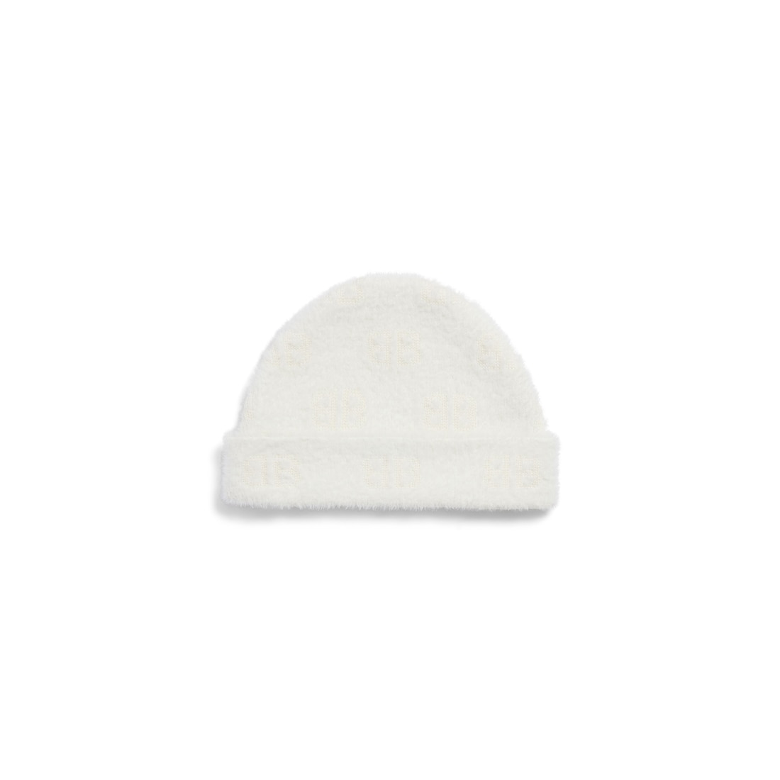 Balenciaga Gorro Furry Para Mujer En Blanco