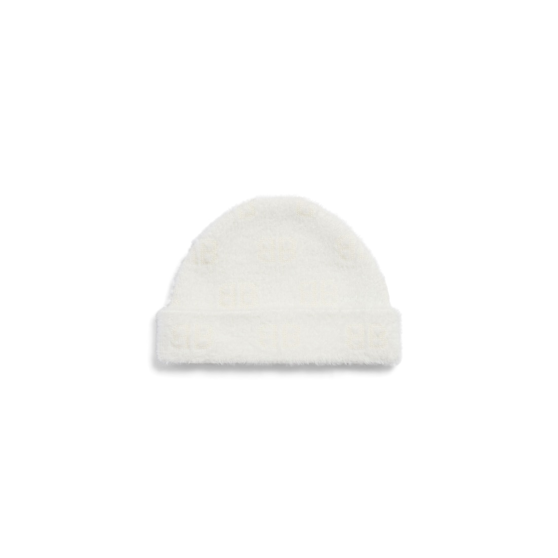 Balenciaga Gorro Furry para Mujer en Blanco