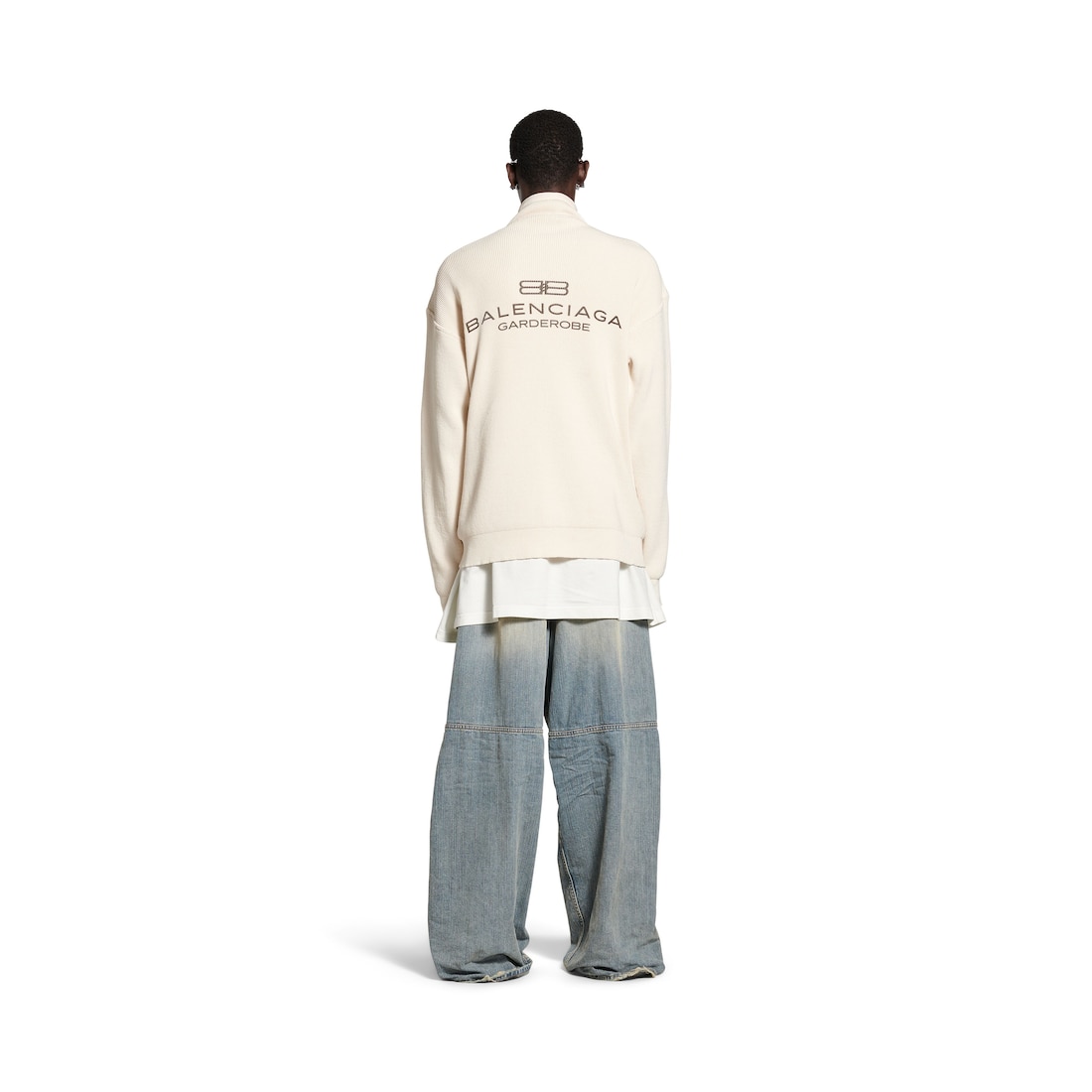 Balenciaga Jersey Intertwined Para Hombre En Beige