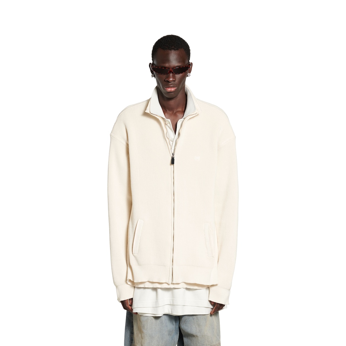 Balenciaga Jersey Intertwined Para Hombre En Beige