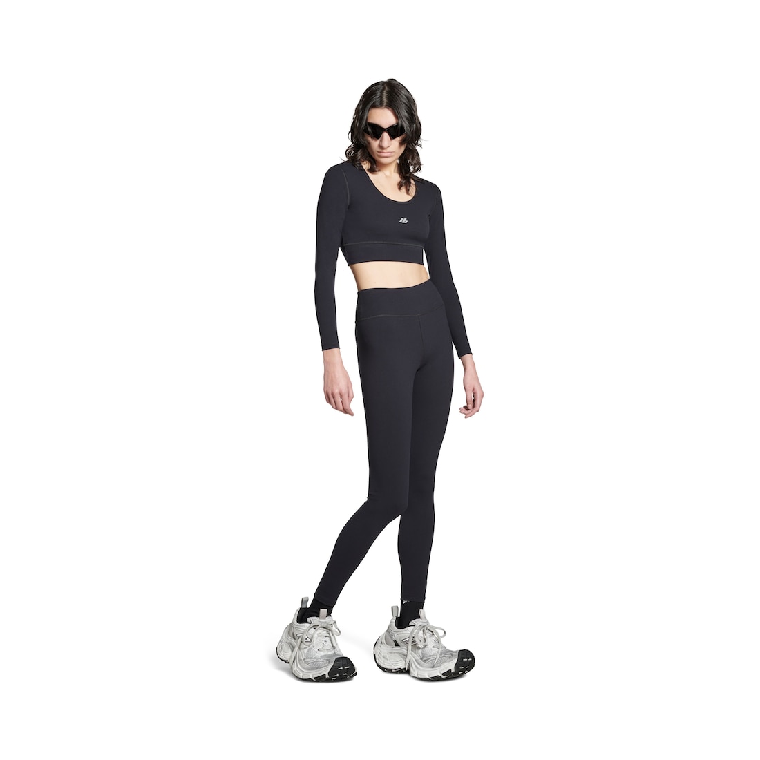 Balenciaga Leggings Activewear En Negro