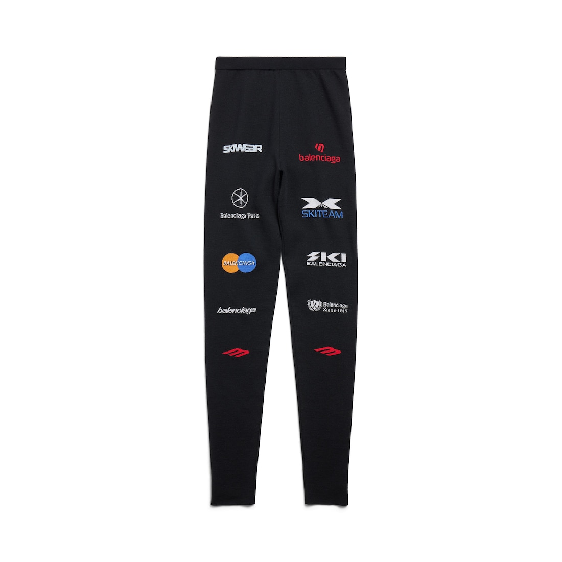 Balenciaga Leggings Ski para Mujer en Negro