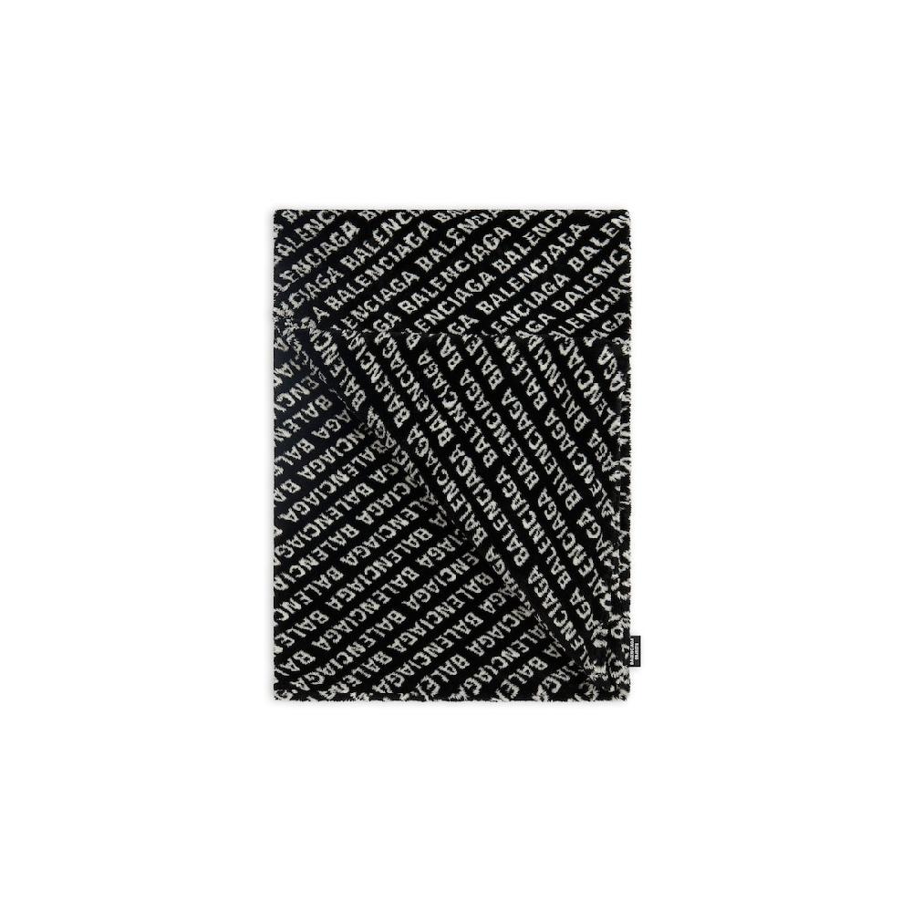 Balenciaga Manta Allover Logo En Negro