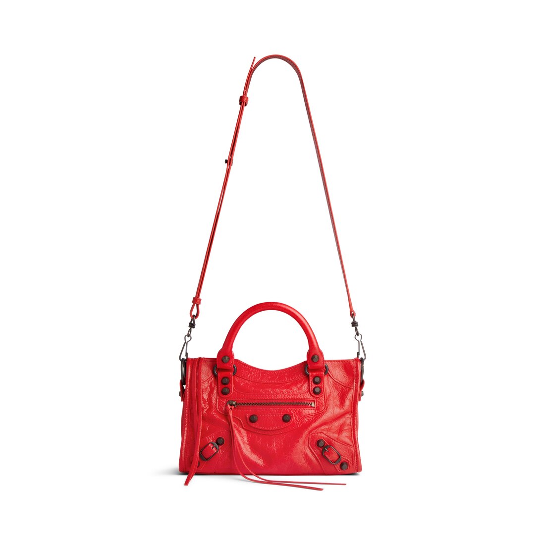 Balenciaga Minibolso Le City Para Mujer En Rojo