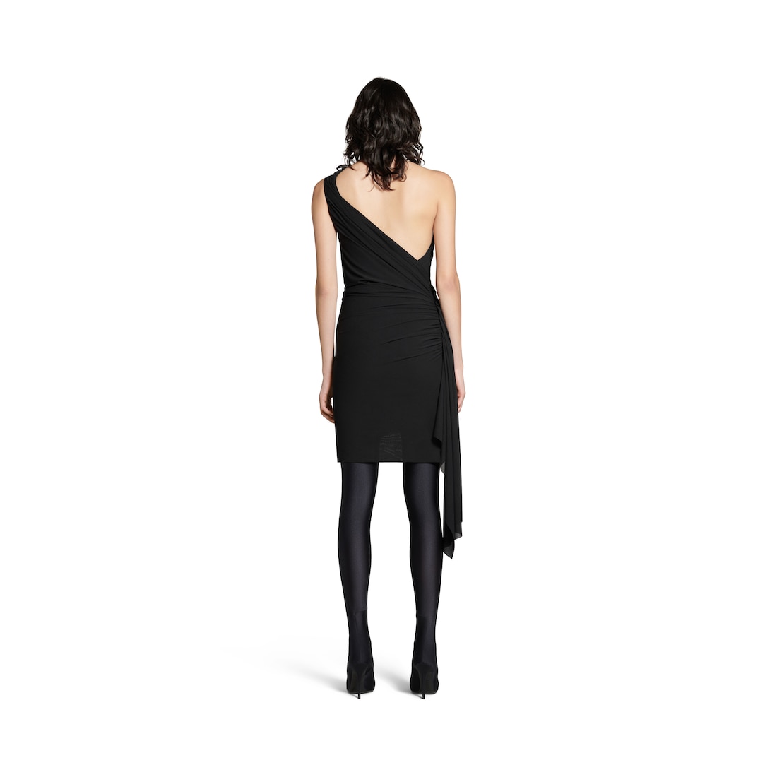 Balenciaga Minivestido Twisted Para Mujer En Negro