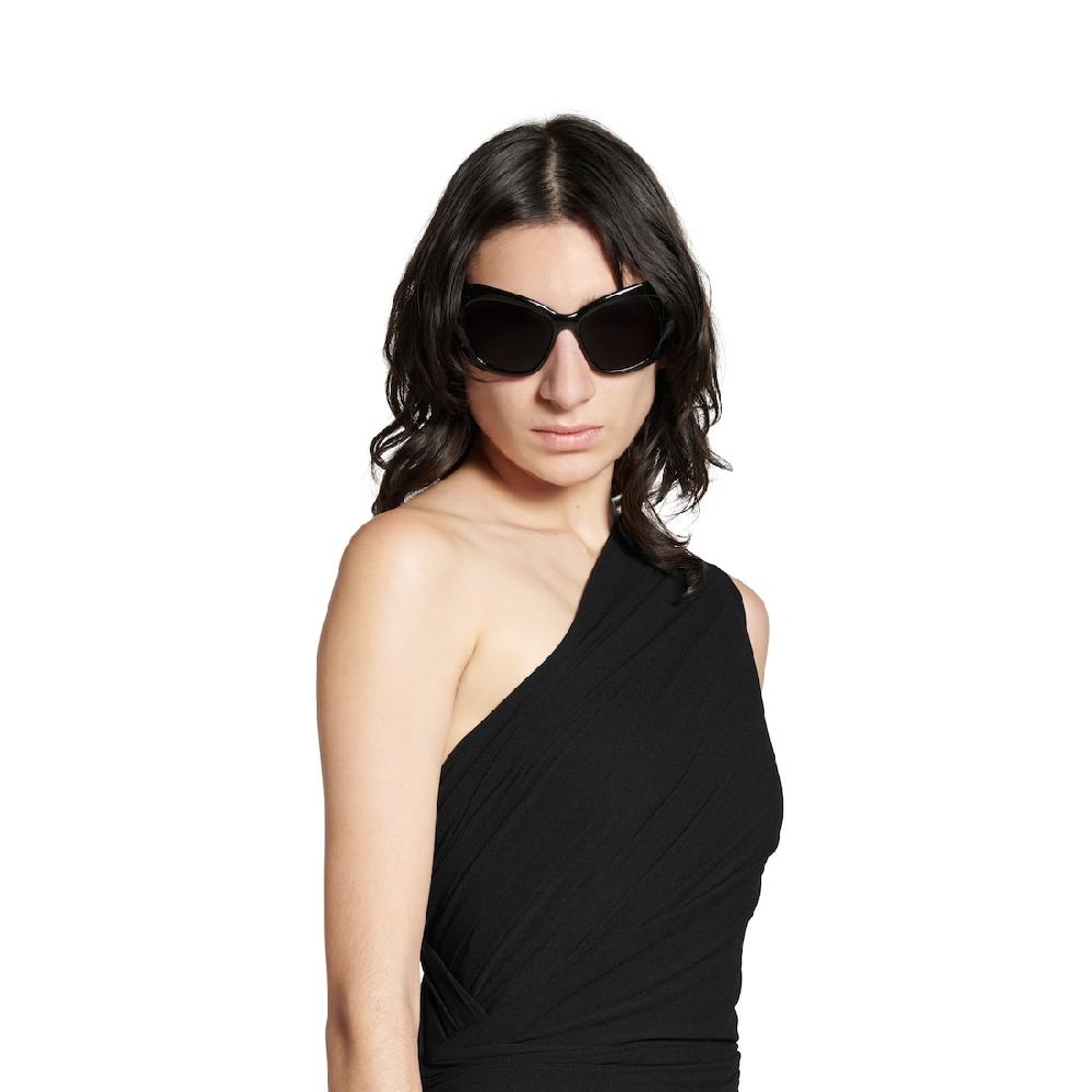 Balenciaga Minivestido Twisted Para Mujer En Negro