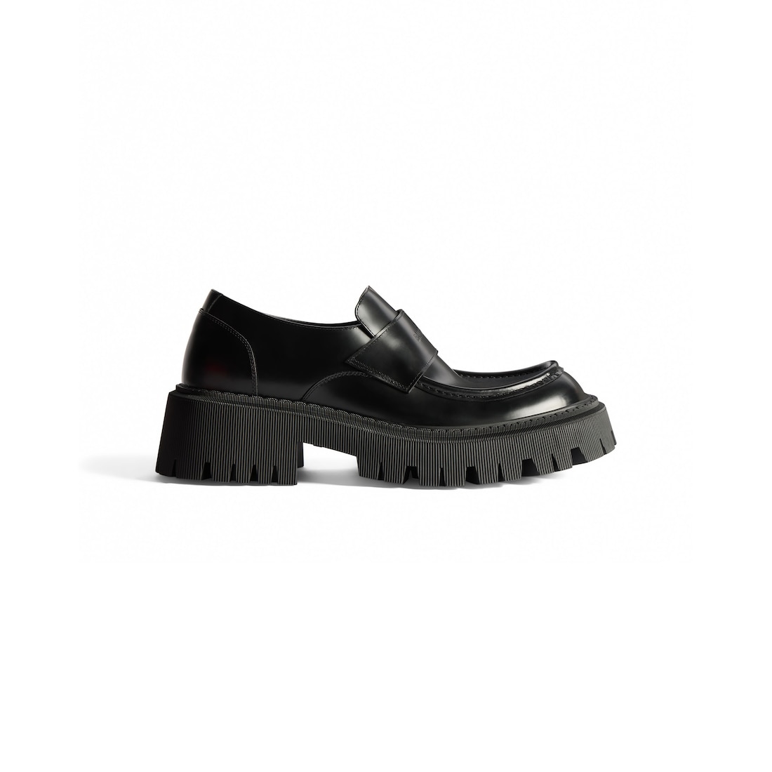 Balenciaga Mocasín Tractor para Mujer en Negro