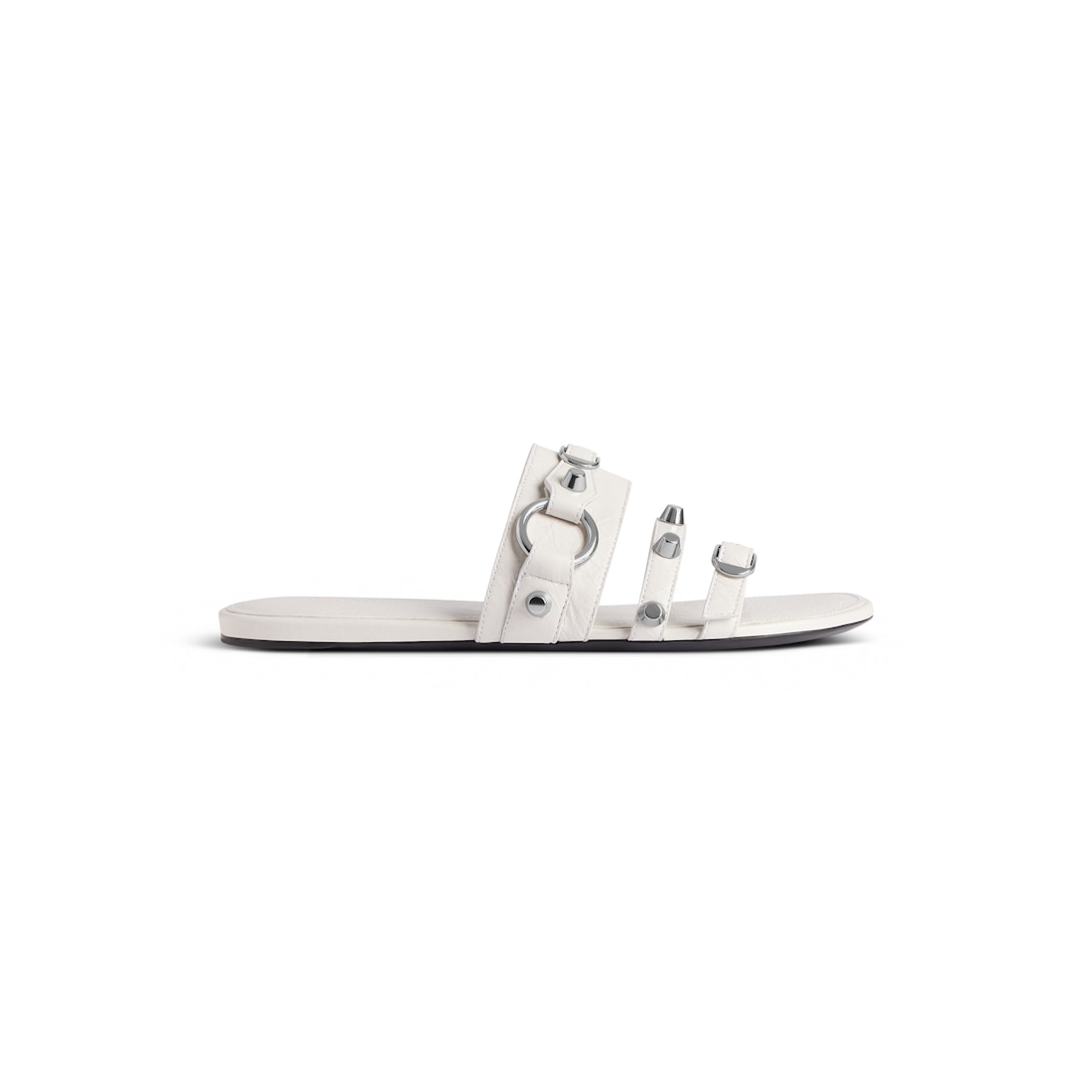Balenciaga Mule Plana City para Mujer en Blanco