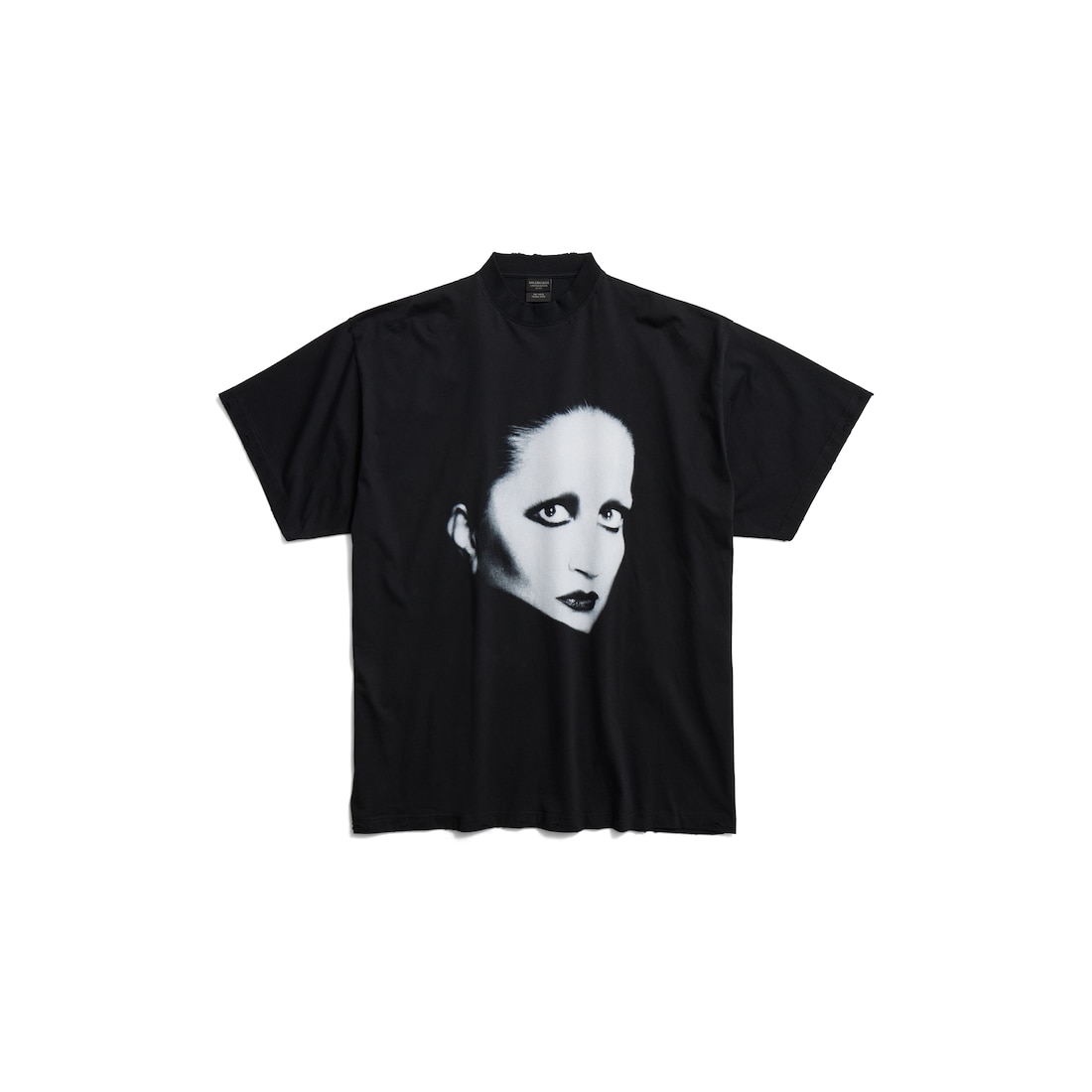 Balenciaga Balenciaga Music | Camiseta Mina Series Oversized en Negro/blanco
